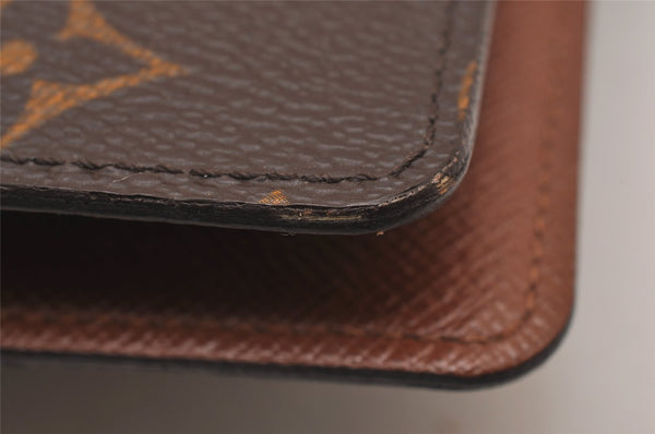 Authentic Louis Vuitton Monogram Agenda MM Notebook Cover R20004 LV 3520I