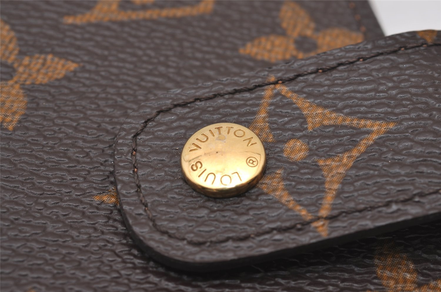 Authentic Louis Vuitton Monogram Agenda MM Notebook Cover R20004 LV 3520I