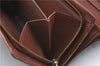 Auth Louis Vuitton Monogram Porte Monnaie Billets Tresor Wallet M61730 LV 3521D