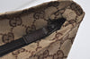 Authentic GUCCI Web Sherry Line Tote Bag GG Canvas Leather 131228 Brown 3521I