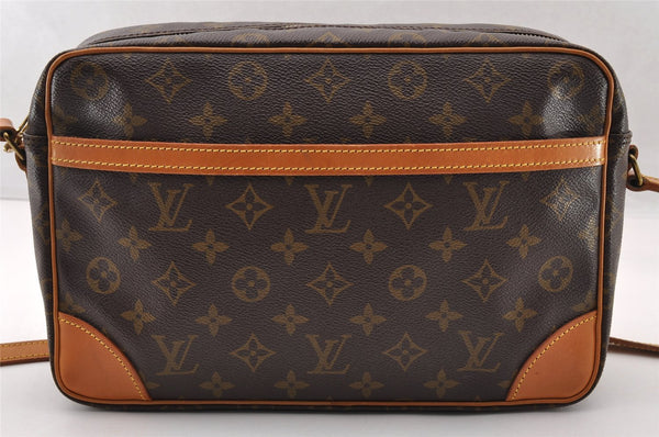 Authentic Louis Vuitton Monogram Trocadero 30 Shoulder Cross Bag M51272 LV 3522I