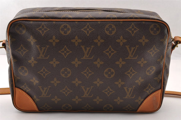 Authentic Louis Vuitton Monogram Trocadero 30 Shoulder Cross Bag M51272 LV 3522I