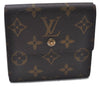 Auth Louis Vuitton Monogram Porte Monnaie Billet Carte Credit M61652 LV 3523D