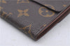 Auth Louis Vuitton Monogram Porte Monnaie Billet Carte Credit M61652 LV 3523D