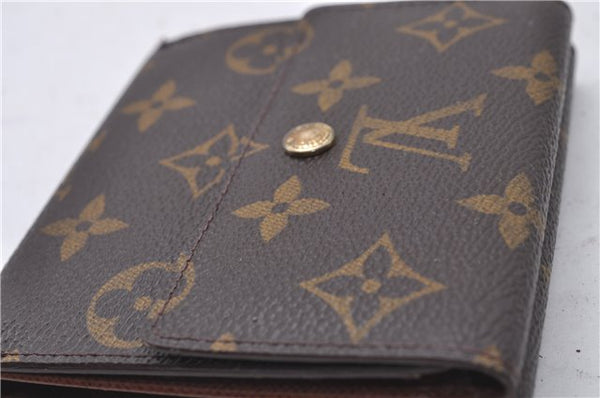 Auth Louis Vuitton Monogram Porte Monnaie Billet Carte Credit M61652 LV 3523D