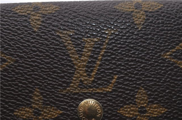 Auth Louis Vuitton Monogram Porte Monnaie Billet Carte Credit M61652 LV 3523D