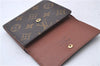 Auth Louis Vuitton Monogram Porte Monnaie Billet Carte Credit M61652 LV 3523D