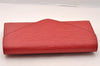 Authentic Louis Vuitton Epi Arts Deco Clutch Bag Red M52637 LV 3524I