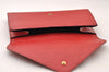 Authentic Louis Vuitton Epi Arts Deco Clutch Bag Red M52637 LV 3524I