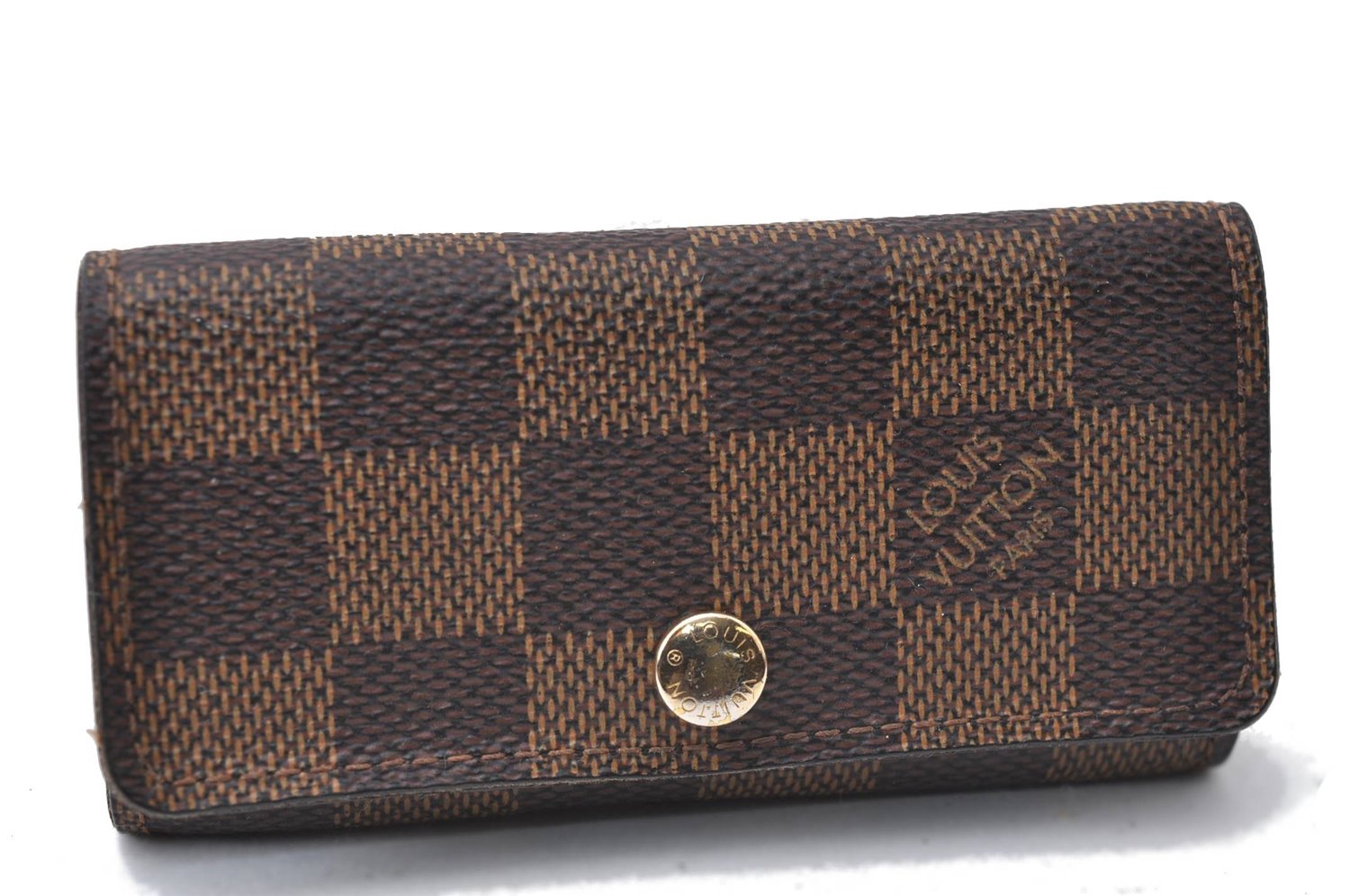 Authentic Louis Vuitton Damier Multicles 4 Key Case Holder N62631 LV 3527D