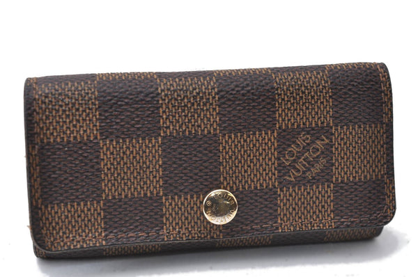 Authentic Louis Vuitton Damier Multicles 4 Key Case Holder N62631 LV 3527D