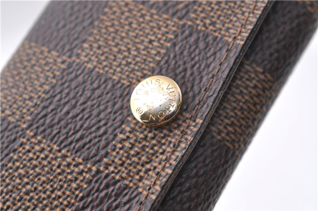 Authentic Louis Vuitton Damier Multicles 4 Key Case Holder N62631 LV 3527D