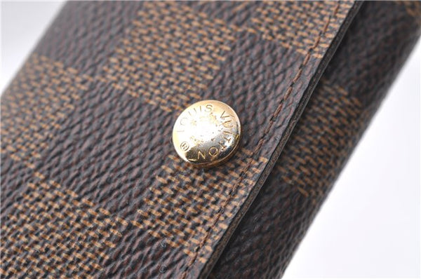 Authentic Louis Vuitton Damier Multicles 4 Key Case Holder N62631 LV 3527D