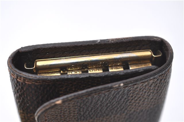 Authentic Louis Vuitton Damier Multicles 4 Key Case Holder N62631 LV 3527D