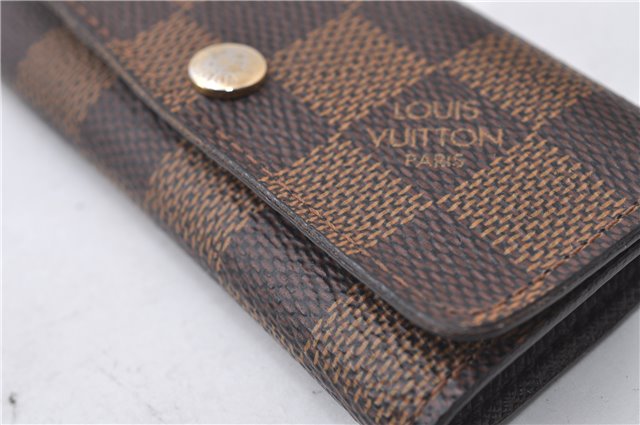 Authentic Louis Vuitton Damier Multicles 4 Key Case Holder N62631 LV 3527D