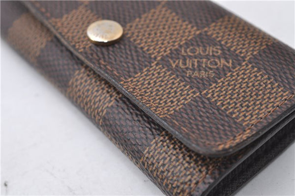 Authentic Louis Vuitton Damier Multicles 4 Key Case Holder N62631 LV 3527D