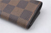 Authentic Louis Vuitton Damier Multicles 4 Key Case Holder N62631 LV 3527D