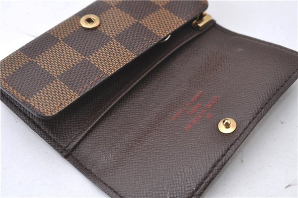 Authentic Louis Vuitton Damier Multicles 4 Key Case Holder N62631 LV 3527D