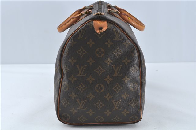 Authentic Louis Vuitton Monogram Speedy 40 Hand Boston Bag M41522 LV 3531B