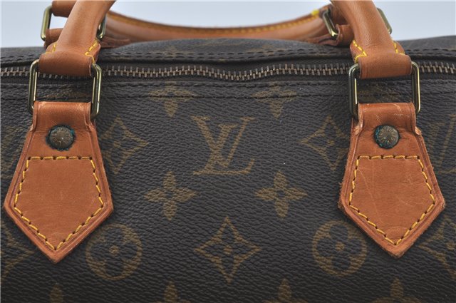 Authentic Louis Vuitton Monogram Speedy 40 Hand Boston Bag M41522 LV 3531B