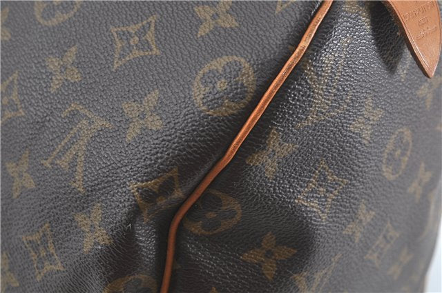 Authentic Louis Vuitton Monogram Speedy 40 Hand Boston Bag M41522 LV 3531B