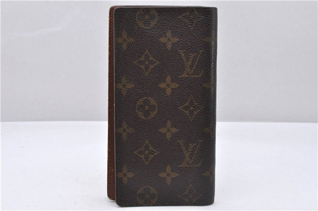 Authentic Louis Vuitton Monogram Porte Cartes Credit Yen Wallet M60825 LV 3532D