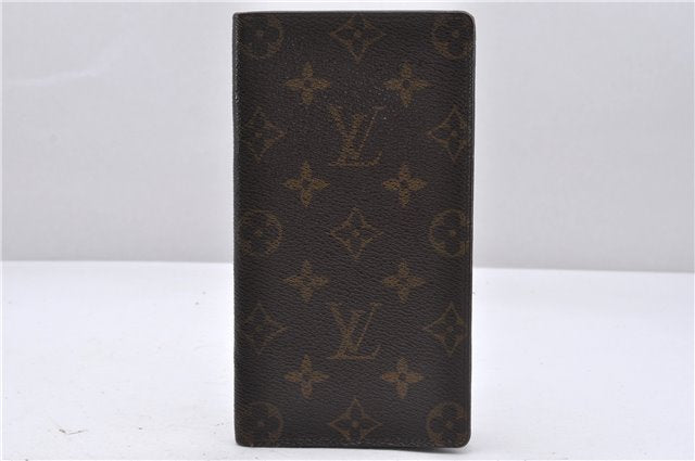 Authentic Louis Vuitton Monogram Porte Cartes Credit Yen Wallet M60825 LV 3532D