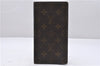 Authentic Louis Vuitton Monogram Porte Cartes Credit Yen Wallet M60825 LV 3532D