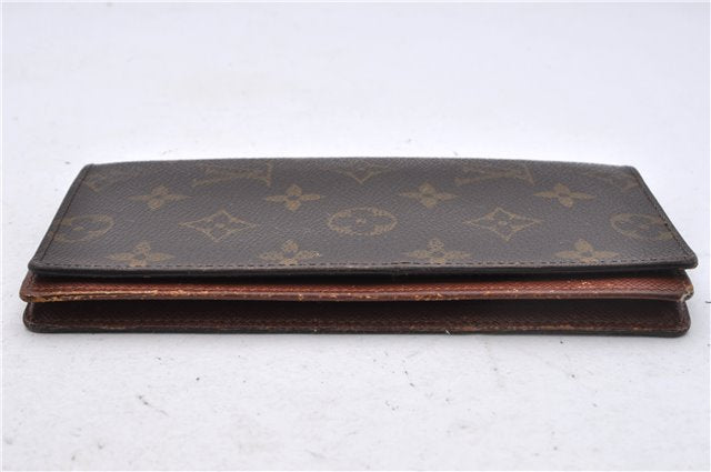 Authentic Louis Vuitton Monogram Porte Cartes Credit Yen Wallet M60825 LV 3532D