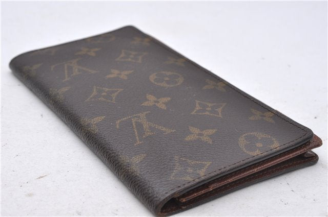 Authentic Louis Vuitton Monogram Porte Cartes Credit Yen Wallet M60825 LV 3532D