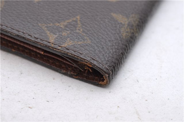 Authentic Louis Vuitton Monogram Porte Cartes Credit Yen Wallet M60825 LV 3532D