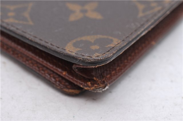 Authentic Louis Vuitton Monogram Porte Cartes Credit Yen Wallet M60825 LV 3532D