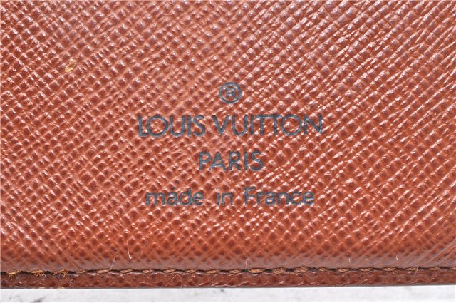 Authentic Louis Vuitton Monogram Porte Cartes Credit Yen Wallet M60825 LV 3532D