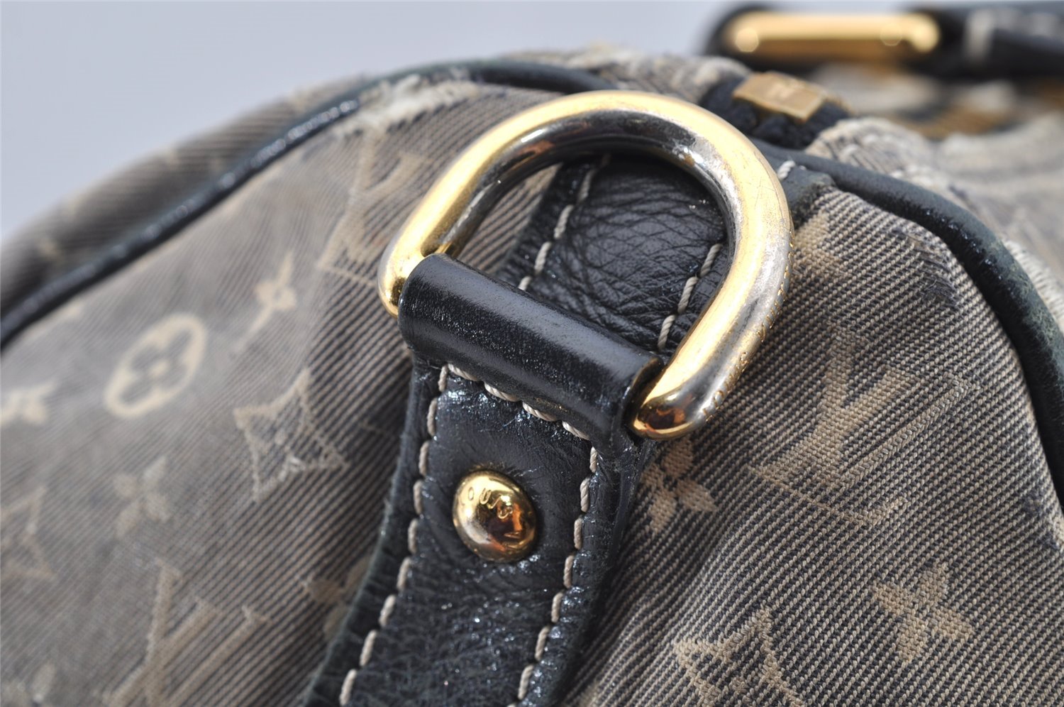 Auth Louis Vuitton Monogram Idylle Speedy Bandouliere 30 Blue M56703 LV 3534I