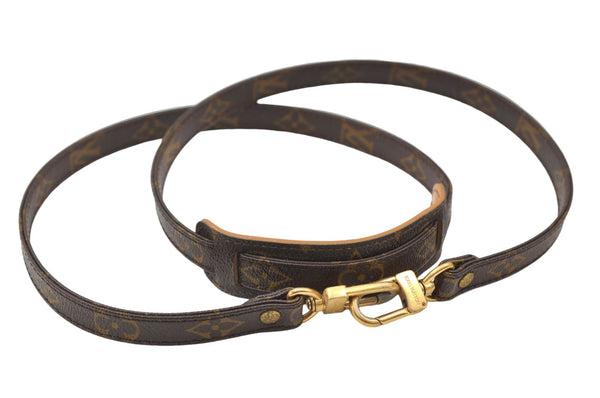 Authentic Louis Vuitton Monogram Brown Shoulder Strap 46.1" LV 3536E