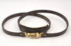 Authentic Louis Vuitton Monogram Brown Shoulder Strap 46.1" LV 3536E