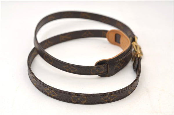 Authentic Louis Vuitton Monogram Brown Shoulder Strap 46.1" LV 3536E