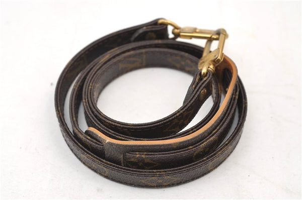 Authentic Louis Vuitton Monogram Brown Shoulder Strap 46.1" LV 3536E