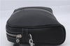Authentic BURBERRY Vintage Leather Clutch Hand Bag Purse Black Box 3537D