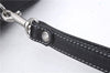 Authentic BURBERRY Vintage Leather Clutch Hand Bag Purse Black Box 3537D