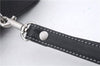 Authentic BURBERRY Vintage Leather Clutch Hand Bag Purse Black Box 3537D