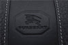 Authentic BURBERRY Vintage Leather Clutch Hand Bag Purse Black Box 3537D