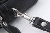 Authentic BURBERRY Vintage Leather Clutch Hand Bag Purse Black Box 3537D