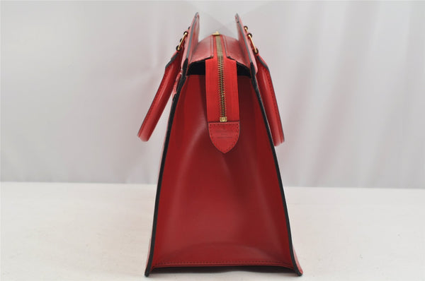 Authentic Louis Vuitton Epi Riviera Hand Bag Red M48187 LV Junk 3538I