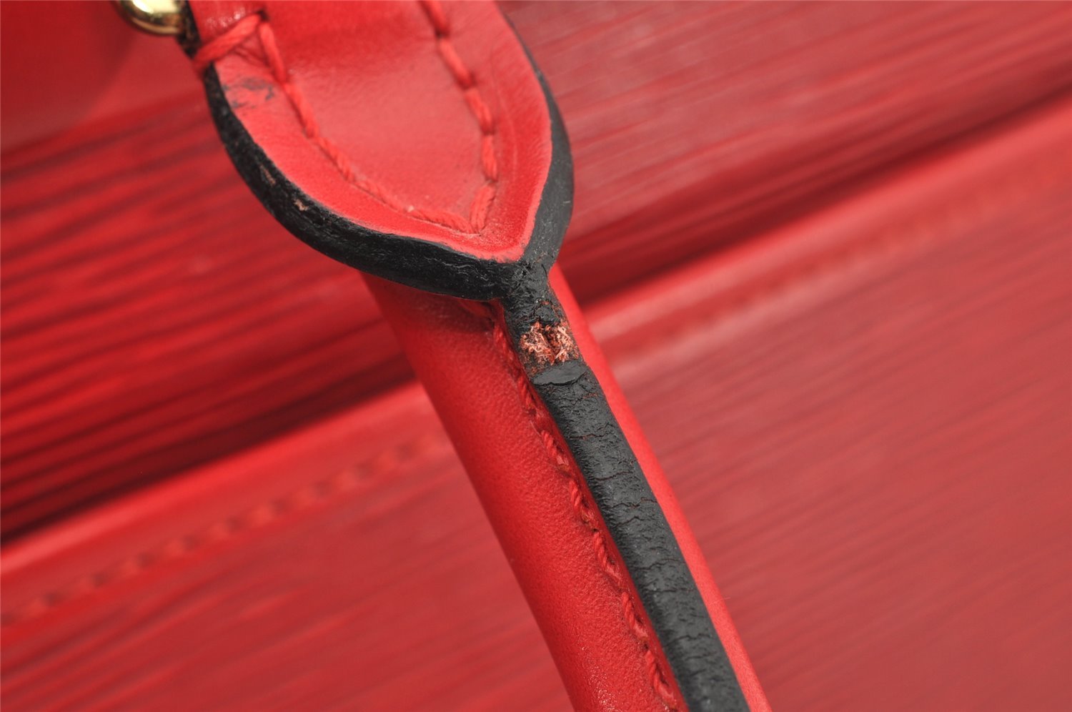 Authentic Louis Vuitton Epi Riviera Hand Bag Red M48187 LV Junk 3538I