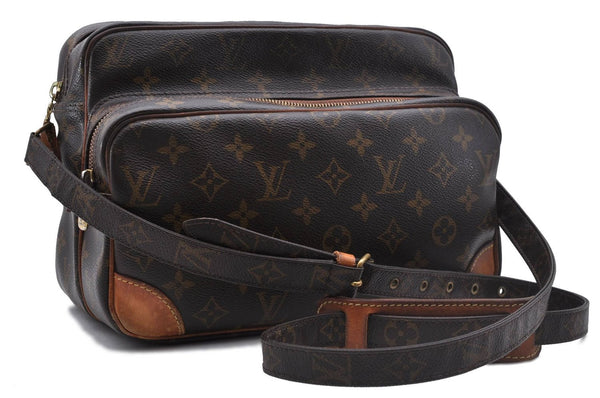 Authentic Louis Vuitton Monogram Nile Shoulder Cross Body Bag M45244 LV 3540D