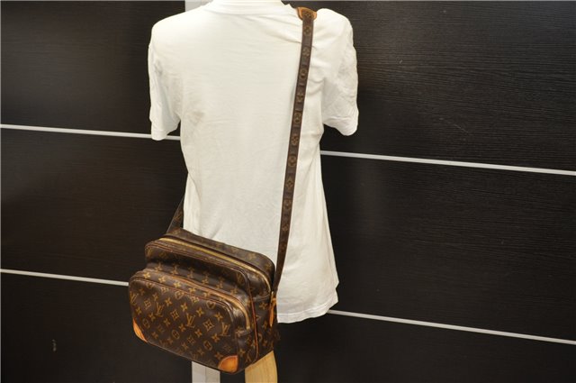 Authentic Louis Vuitton Monogram Nile Shoulder Cross Body Bag M45244 LV 3540D