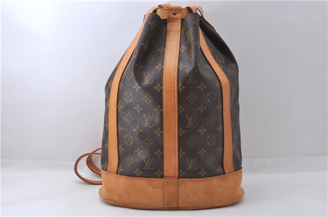 Authentic Louis Vuitton Monogram Randonnee PM Shoulder Bag M42243 LV 3542D