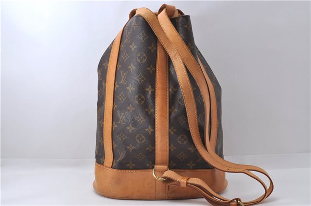 Authentic Louis Vuitton Monogram Randonnee PM Shoulder Bag M42243 LV 3542D
