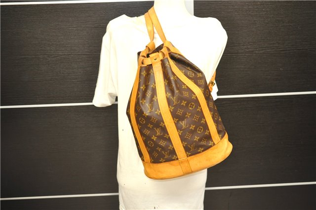 Authentic Louis Vuitton Monogram Randonnee PM Shoulder Bag M42243 LV 3542D